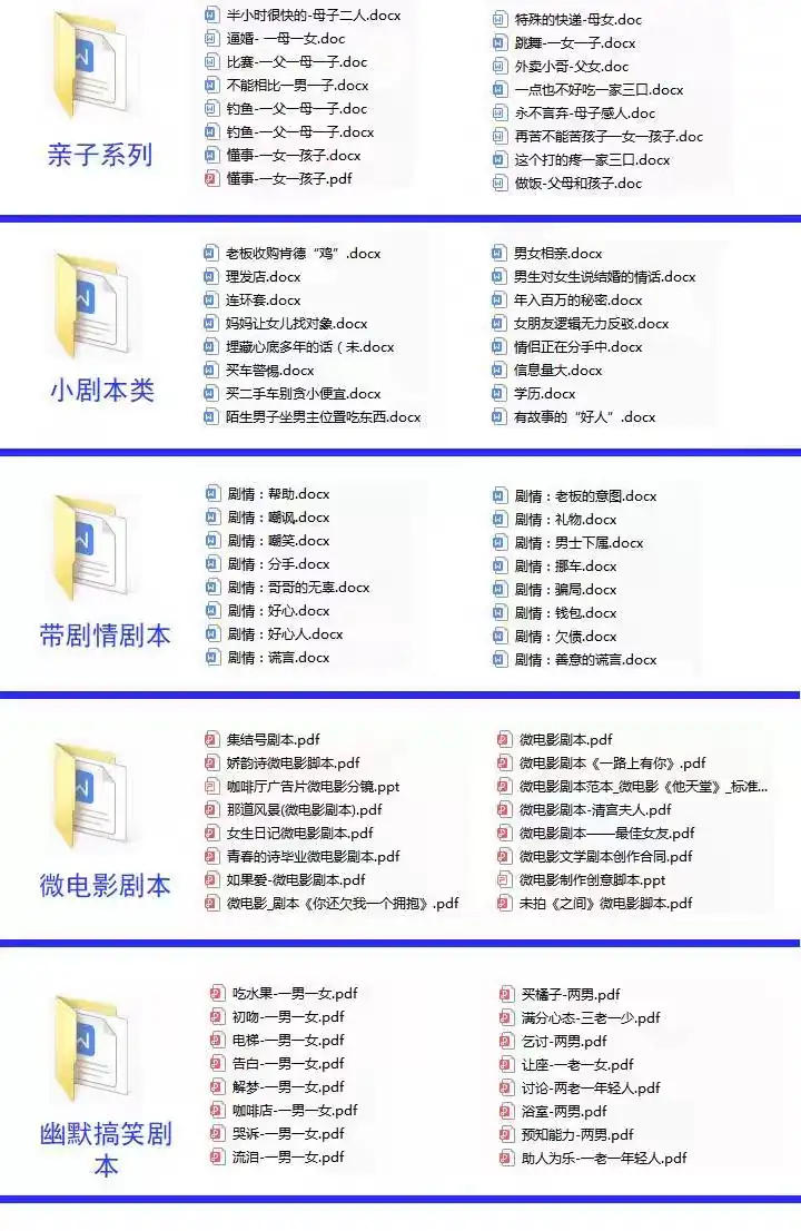 图片[5]-10w+搞笑段子文案素材库-剧本大全抖音快手情侣幽默短剧素材短视频脱口秀段子文案【电商热销746】-暗冰资源网
