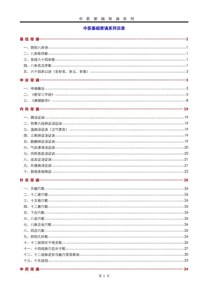 图片[3]-中医背诵歌诀-中医考研执业医背诵歌诀中医基础诊断方剂学中药学口诀知识点【电商热销528】-暗冰资源网