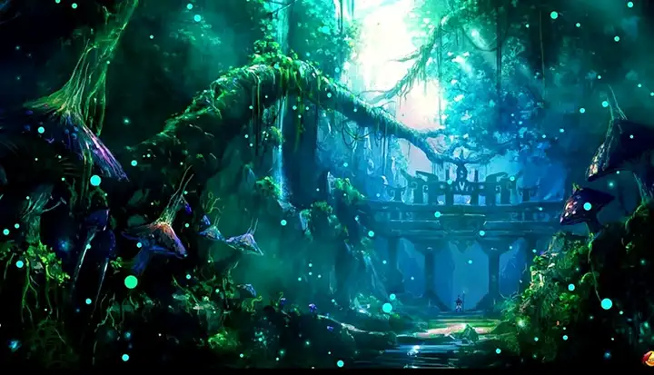 图片[5]-120款卡通森林背景视频-梦幻神秘卡通森林树儿童话剧表演出晚会仙境舞台LED背景视频素材【电商热销613】-暗冰资源网